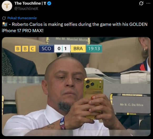 Oto TELEFON Roberto Carlosa :D